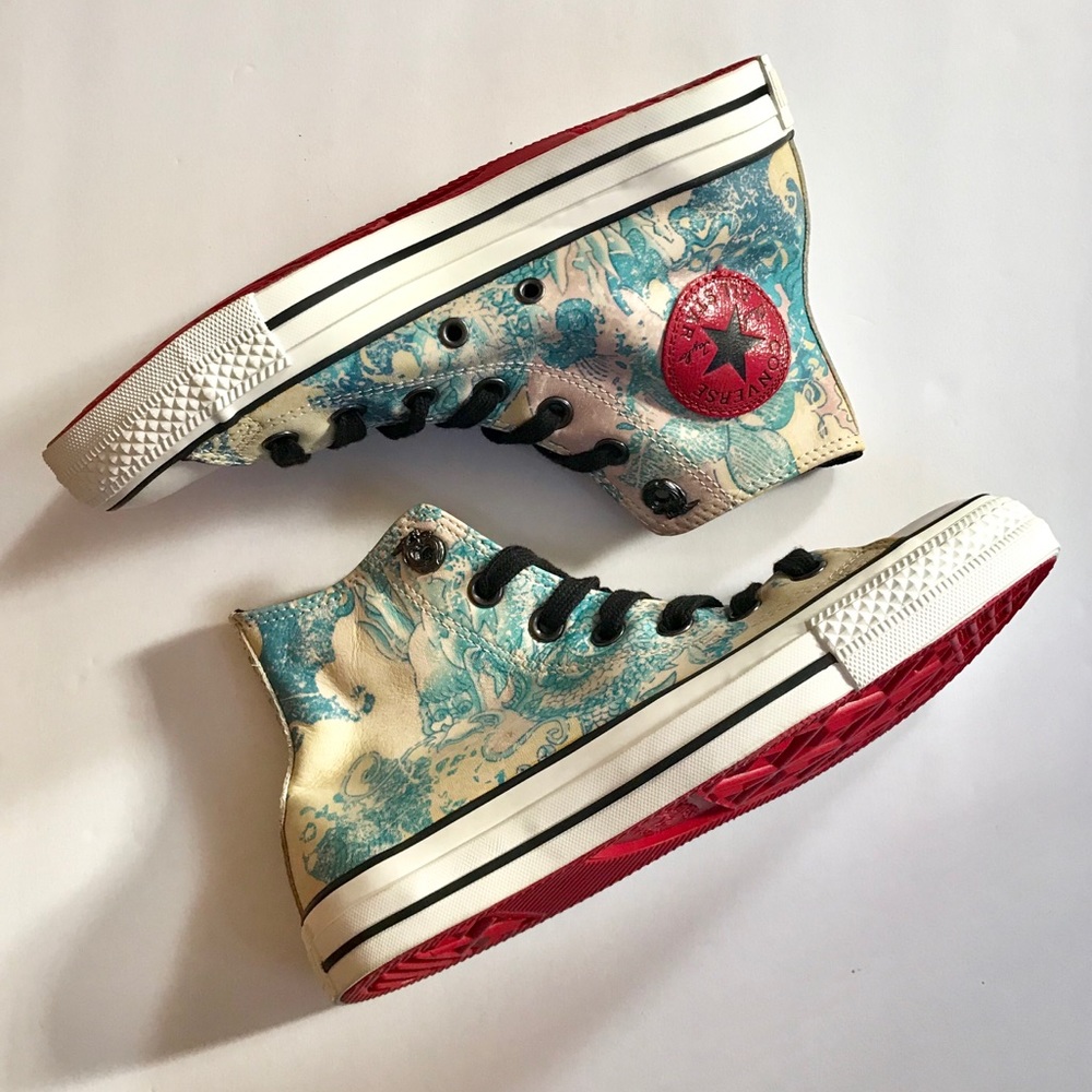 Leather Limited Edition Dragon Converse NWOT